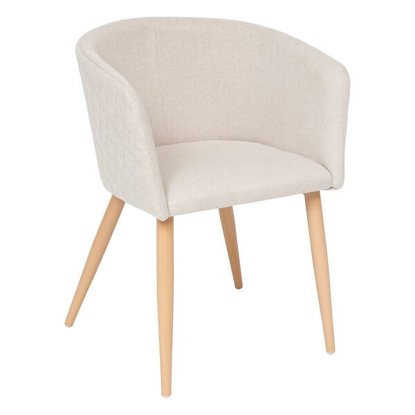 ATMOSPHERA - Fauteuil à dîner "Marlo" hêtre beige - large