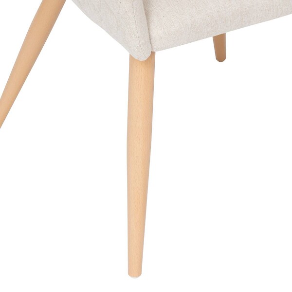 ATMOSPHERA - Fauteuil à dîner "Marlo" hêtre beige - large
