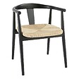 ATMOSPHERA - Fauteuil à dîner "Yamato" hêtre noir - vignette