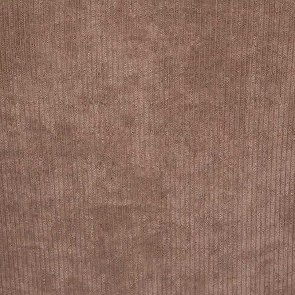 ATMOSPHERA - Chaise de bar "Celeste" velours côtelé gris taupe - large