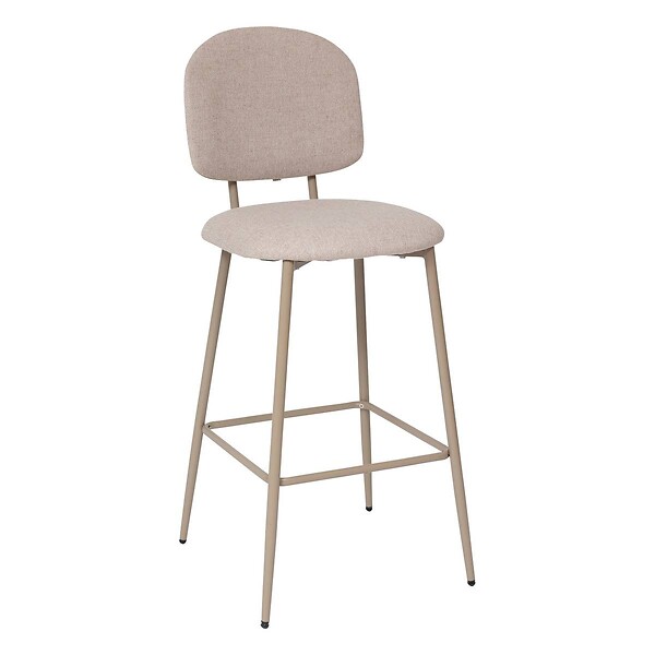 ATMOSPHERA - Tabouret de bar "Kamili" beige H108,5cm - large