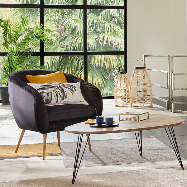 ATMOSPHERA - Table basse "Neile" 112x80cm - large