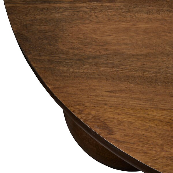 ATMOSPHERA - Table basse Abekas bois de manguier 90x90x30cm - large