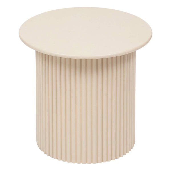 ATMOSPHERA - Lot de 2 tables gigognes "Eino" beige 40x40x38cm - large