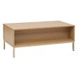 5 FIVE SIMPLY SMART - Table basse "Tasso" effet bois naturel 100x40cm - vignette