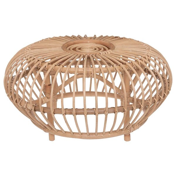 ATMOSPHERA - Table basse "Neta" rotin D73cm - large