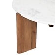ATMOSPHERA - Table basse "Nanda" marbre blanc 91,5x91,5x41,5cm - vignette