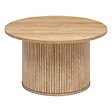 ATMOSPHERA - Table basse "Colva" en placage effet bois D70cm - vignette