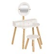 ATMOSPHERA - Coiffeuse enfant Bella blanc L60,7xp42xH89,2cm - vignette