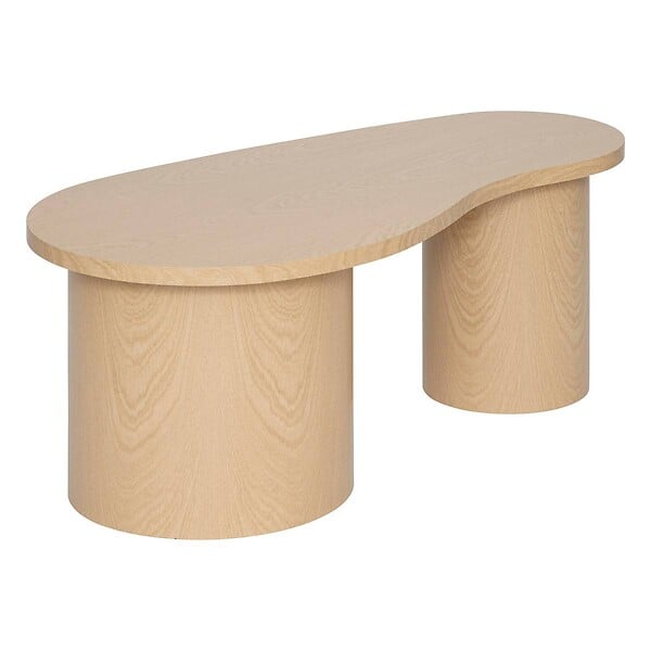 ATMOSPHERA - Lot de 2 tables basses "Soleya" L95/99,5cm beige - large