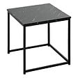 ATMOSPHERA - Lot de 2 tables basses Jones effet marbre noir L37/33cm - vignette