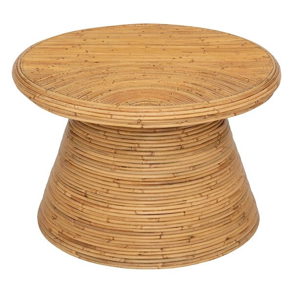 ATMOSPHERA - Table basse "Tanae" beige 70x70x45cm - large