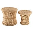 ATMOSPHERA - Lot de 2 tables gigognes "Ilyan" bambou D30/37cm - vignette