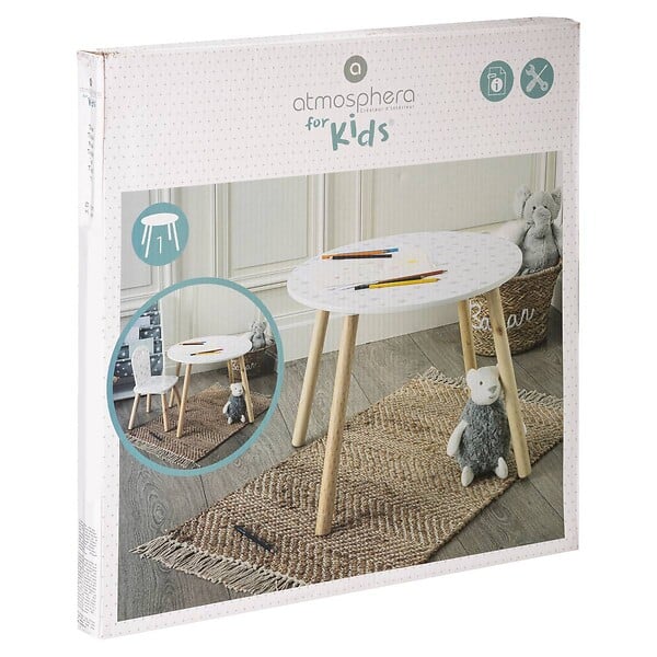 ATMOSPHERA - Table enfant "Douceur" motifs D60cm - large