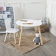 ATMOSPHERA - Table enfant "Douceur" motifs D60cm - vignette