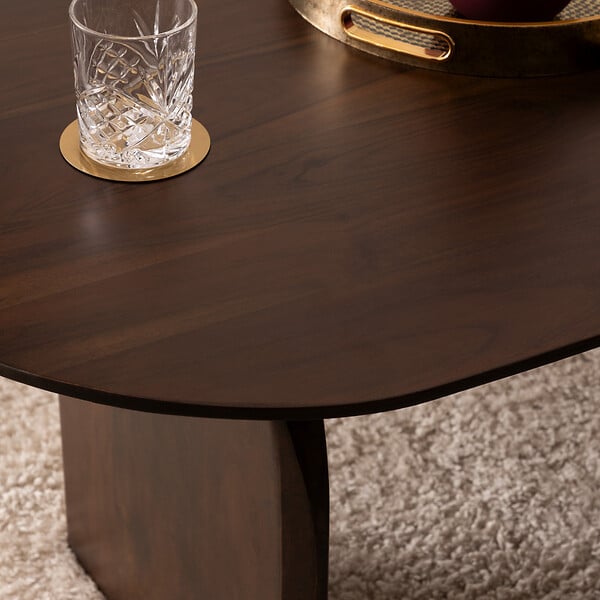 ATMOSPHERA - Table basse "Isana" 120x60cm marron - large