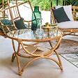 ATMOSPHERA - Table basse "Farah" rotin D90cm - vignette