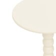 ATMOSPHERA - Table à café Chamlo blanc ivoire D38cm - vignette