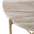 ATMOSPHERA - Table d'appoint Metsa beige 42,5x42,5x41cm - vignette