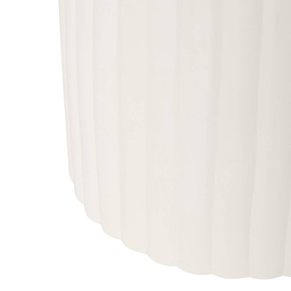 ATMOSPHERA - Table d'appoint Mudan ivoire 55x55x50cm - large