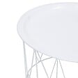ATMOSPHERA - Table d’appoint "Kumi" blanc 40x37x37cm - vignette