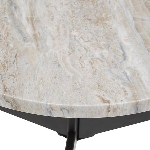 ATMOSPHERA - Table d'appoint Tusco noir 35x35cm - large