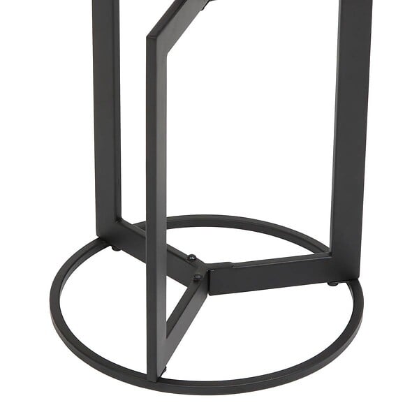 ATMOSPHERA - Table d'appoint Tusco noir 35x35cm - large