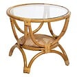 ATMOSPHERA - Table d'appoint "Farah" rotin D59cm - vignette