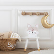 ATMOSPHERA - Chaise enfant renard bois blanc - vignette