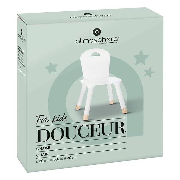 ATMOSPHERA - Chaise enfant "Douceur" blanc - large