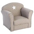 ATMOSPHERA - Fauteuil enfant "Classique" gris taupe - vignette