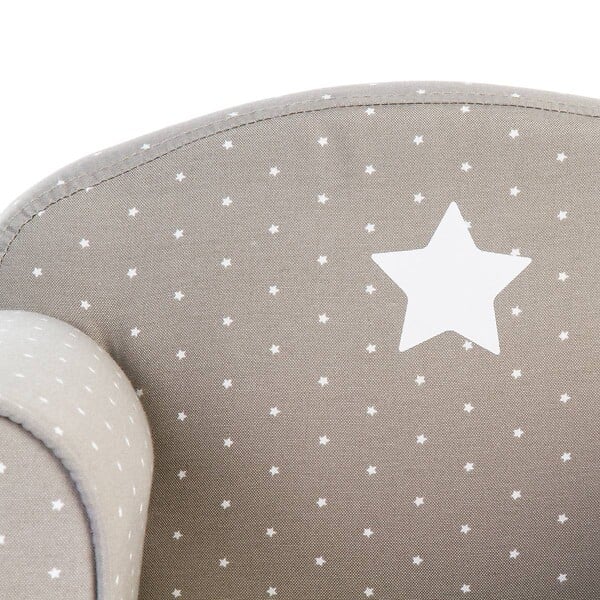 ATMOSPHERA - Fauteuil enfant "Classique" gris taupe - large
