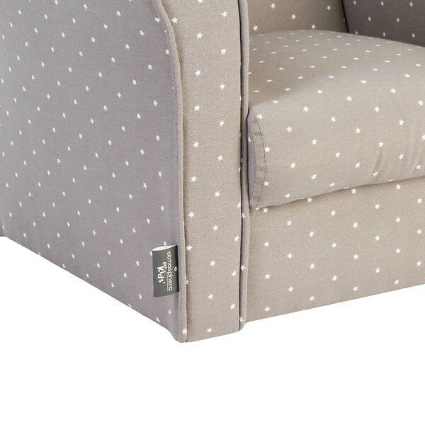 ATMOSPHERA - Fauteuil enfant "Classique" gris taupe - large