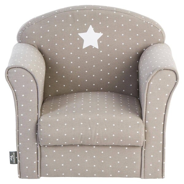ATMOSPHERA - Fauteuil enfant "Classique" gris taupe - large