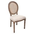 ATMOSPHERA - Chaise "Cléon" cannage beige - vignette