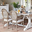 ATMOSPHERA - Chaise "Cléon" cannage beige - vignette