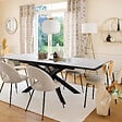 ATMOSPHERA - Chaise "Raven" beige - vignette