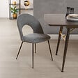 ATMOSPHERA - Chaise "Raven" gris - vignette