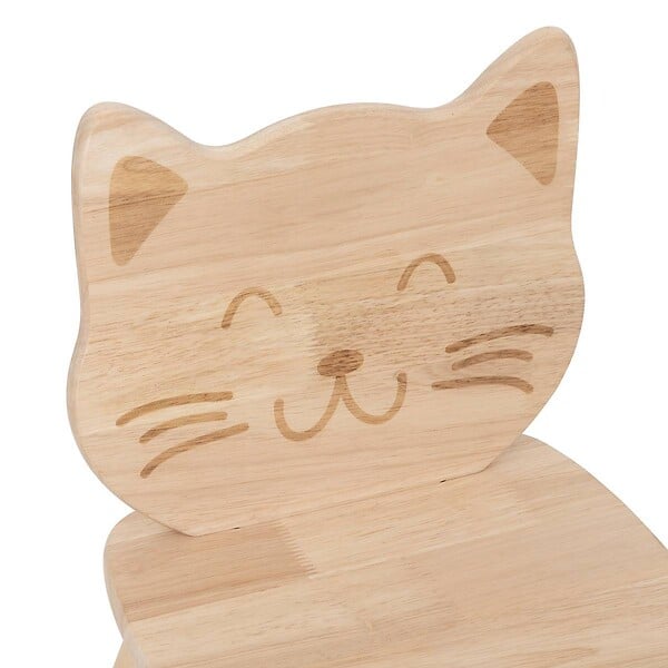 ATMOSPHERA - Chaise enfant chat Pia hévéa - large