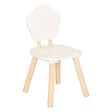 ATMOSPHERA - Chaises enfant Douceur blanc L23xp23xH47cm - vignette