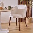 ATMOSPHERA - Fauteuil "Celeste" blanc L60xp54xH80cm - vignette