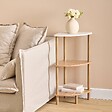 5 FIVE SIMPLY SMART - Etagère d'angle 3 niveaux Come 34x34x76,5cm - vignette