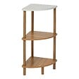 5 FIVE SIMPLY SMART - Etagère d'angle 3 niveaux Come 34x34x76,5cm - vignette