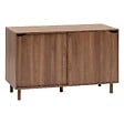 5 FIVE SIMPLY SMART - Buffet 2 portes Slidy bois foncé - vignette