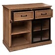 ATMOSPHERA - Buffet 1 porte "Danik" bois naturel 94x95cm - vignette