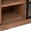 ATMOSPHERA - Buffet 1 porte "Danik" bois naturel 94x95cm - vignette