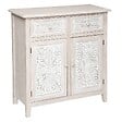 ATMOSPHERA - Buffet 2 portes "Hina" bois blanchi 80x85cm - vignette