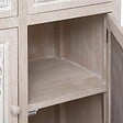 ATMOSPHERA - Buffet 2 portes "Hina" bois blanchi 80x85cm - vignette