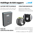 WEDI - Habillage bati support Wedi I Board avec revetement Wedi I Board top concrete gris - vignette