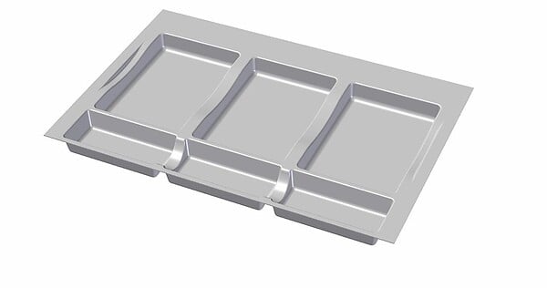 CENTRALE BRICO - Trieur à déchets Sistema 938 800mm 2x16l+2x7,5l - large